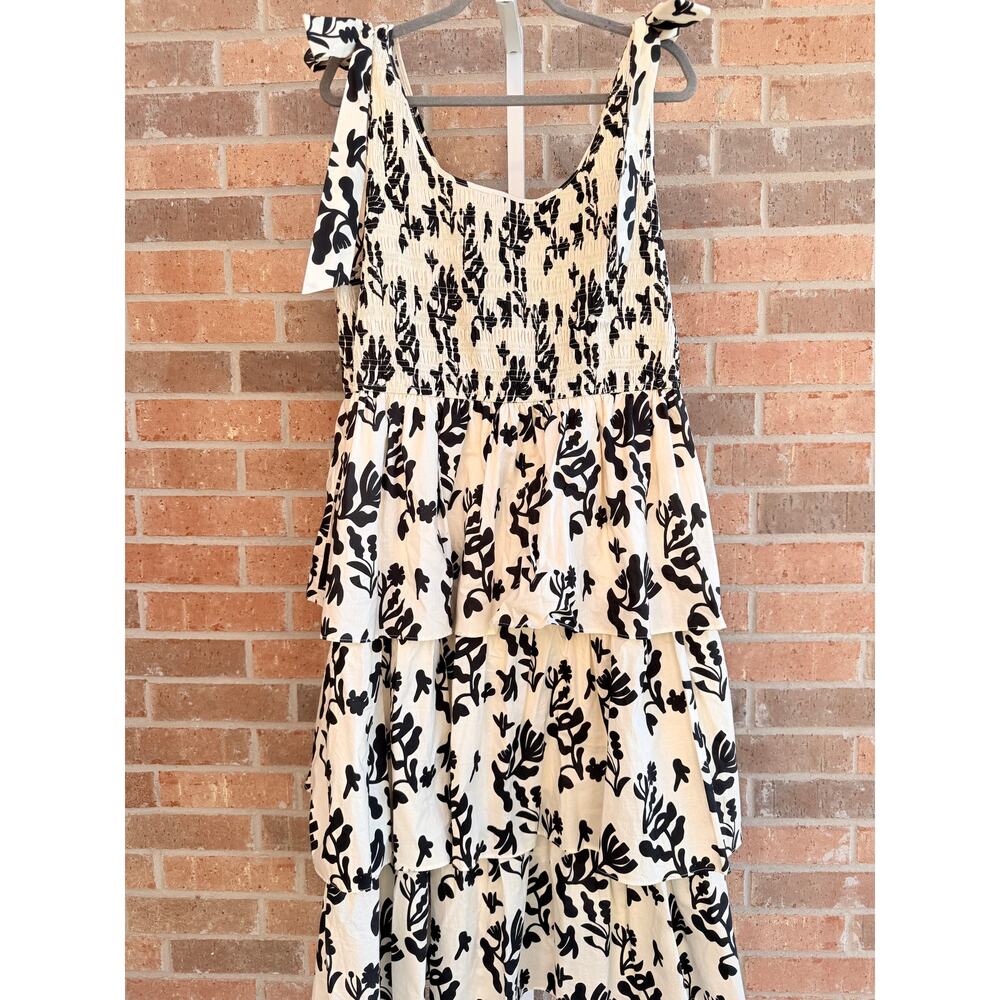 Skies are Blue Curvy Black/White Curvy Dress Size 3X - Picture 5 of 6
